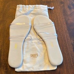 Tkees White Sandals